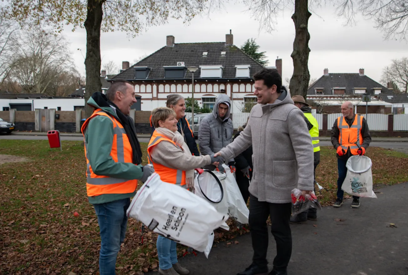 Bedankje voor Vrienden van Heerlen Schoon