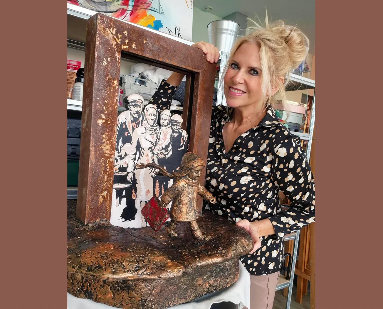 Kerkraadse maakt monument Wilhelminaplein Roermond