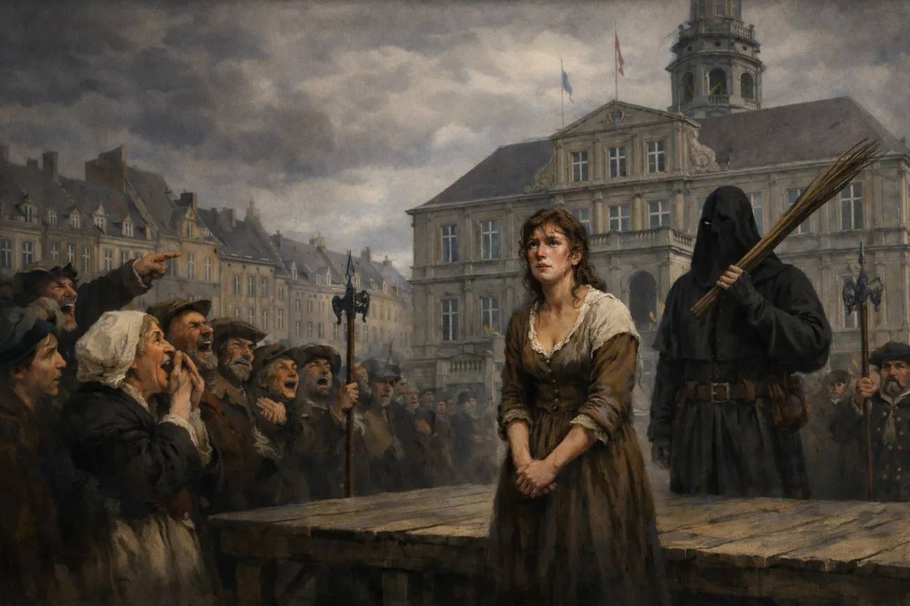 Gegeseld, gebrandmerkt en verbannen